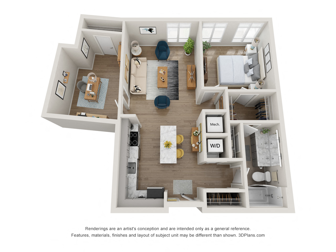 5000 Libbie Mill East Boulevard Studio-3 Beds Apartment for Rent - Photo Gallery 23